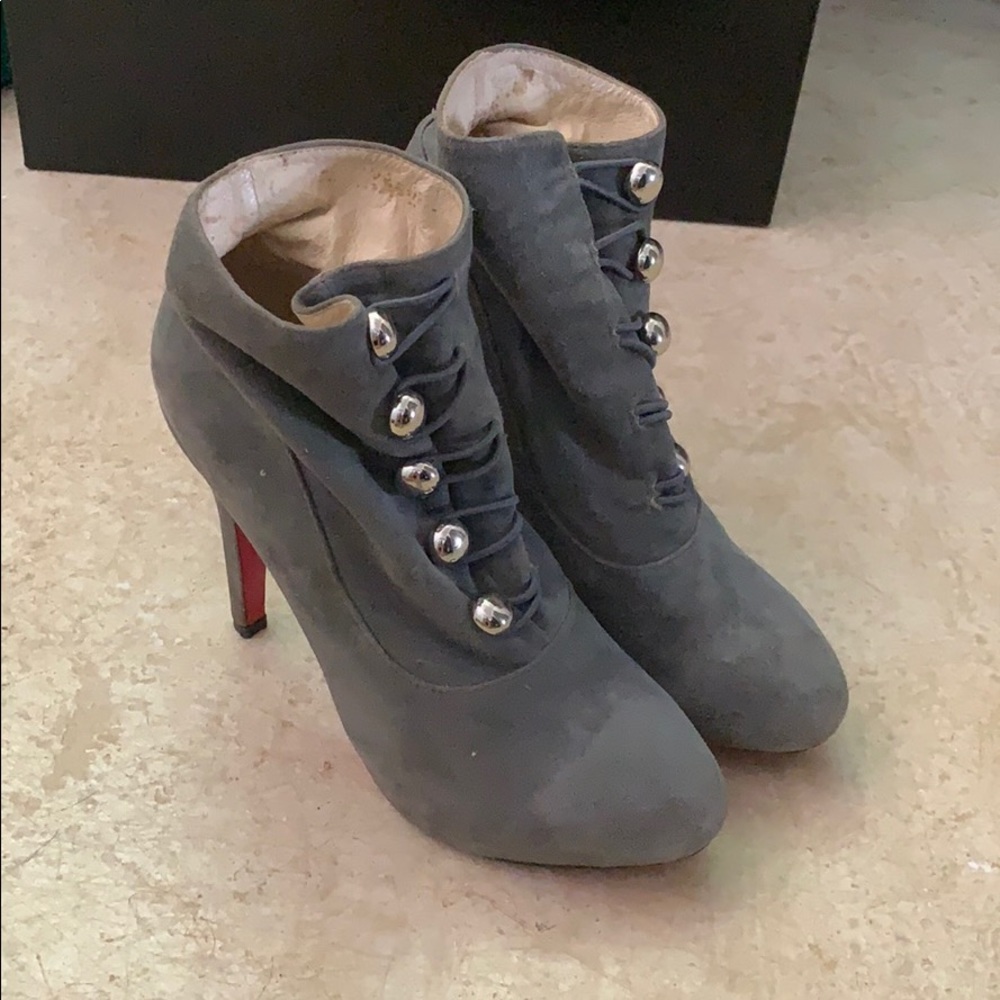 Grey booties